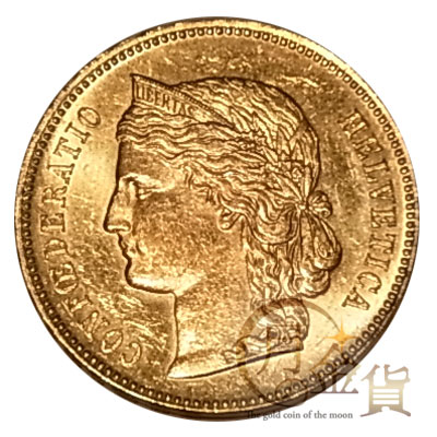 1935B スイス　HELVETIA20フラン金貨